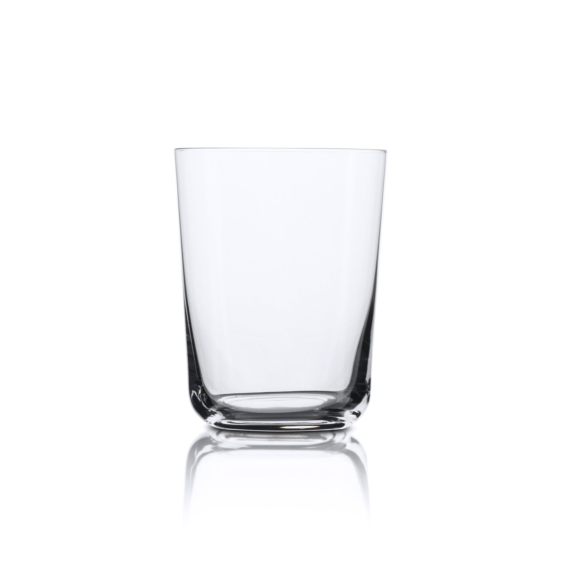 Crystal Drinking Glass. European Designed (445ml). 4x Glasses. Perfect Water or Beer Tumbler. - Anders & White