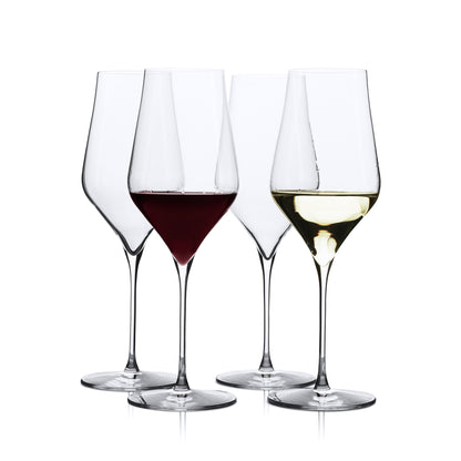 DUKE Wine Glasses. Set of 4 Glasses. (520ml / 17.6oz)