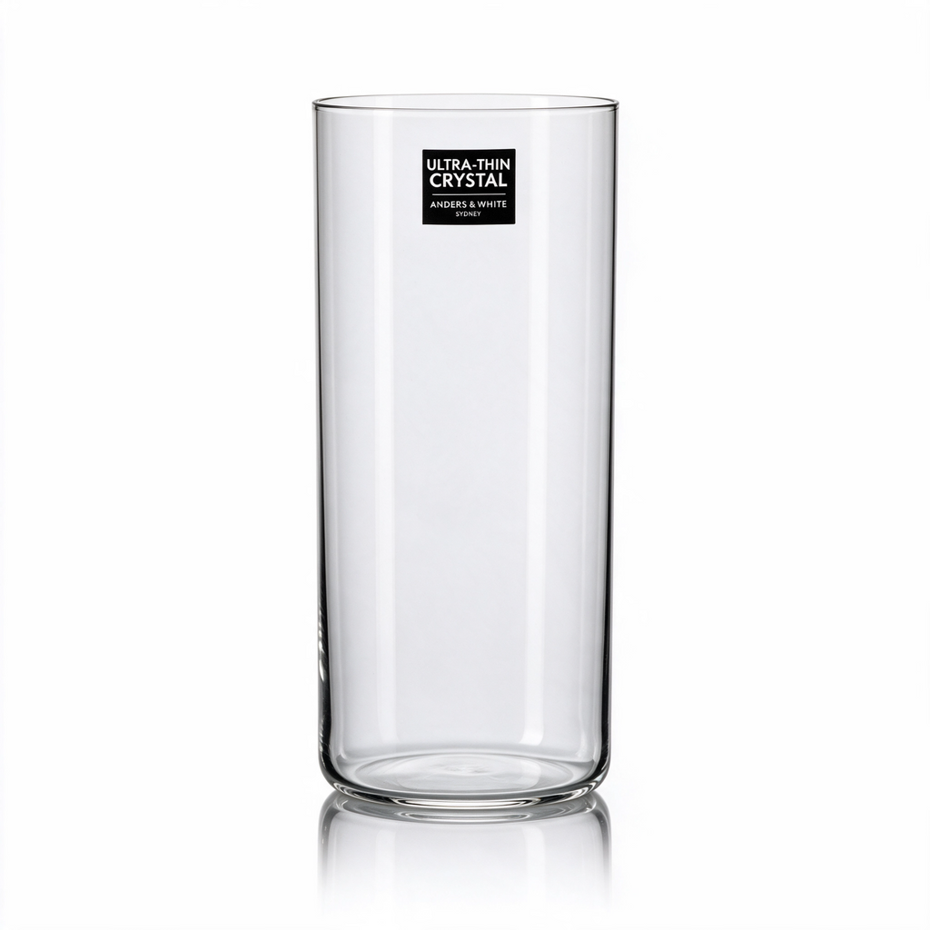 Ultra-Thin Crystal Tumblers (380ml). Set of 4.