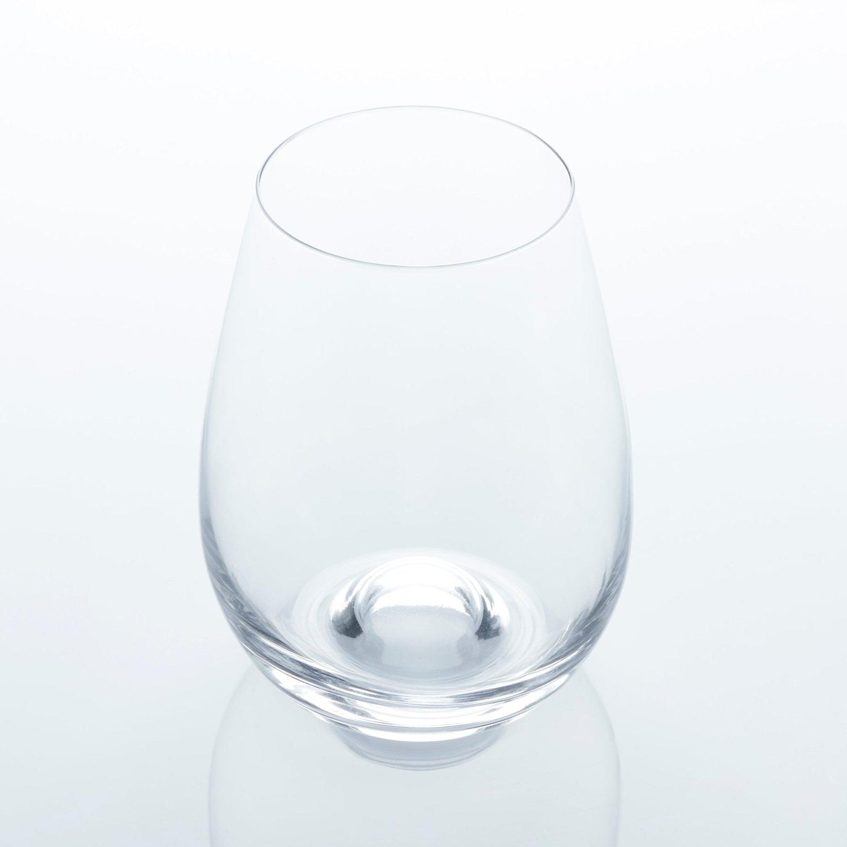HOSKING Crystal Stemless Wine Glasses. Set of 4 (460ml / 15.6oz) - Anders & White