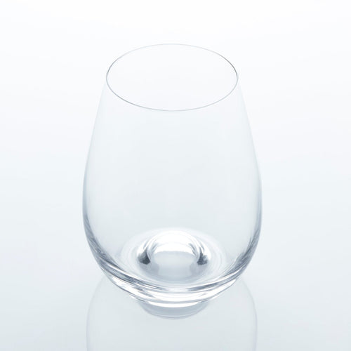 HOSKING Crystal Stemless Wine Glasses. Set of 4 (460ml / 15.6oz) - Anders & White