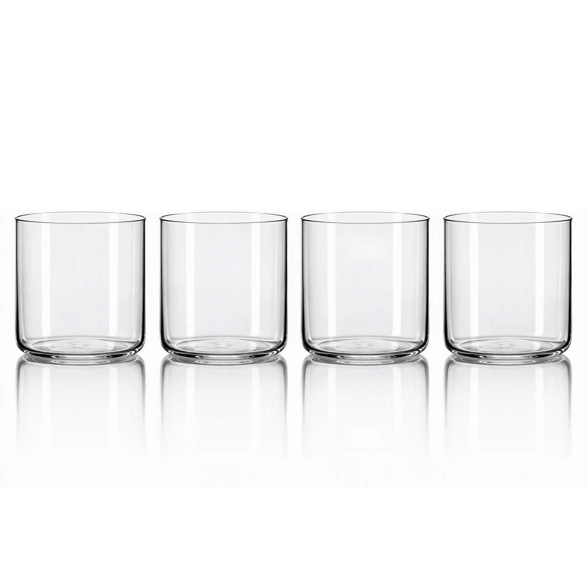 Japanese inspired Ultra-Thin Crystal Tumblers (400ml). Set of 4. - Anders & White