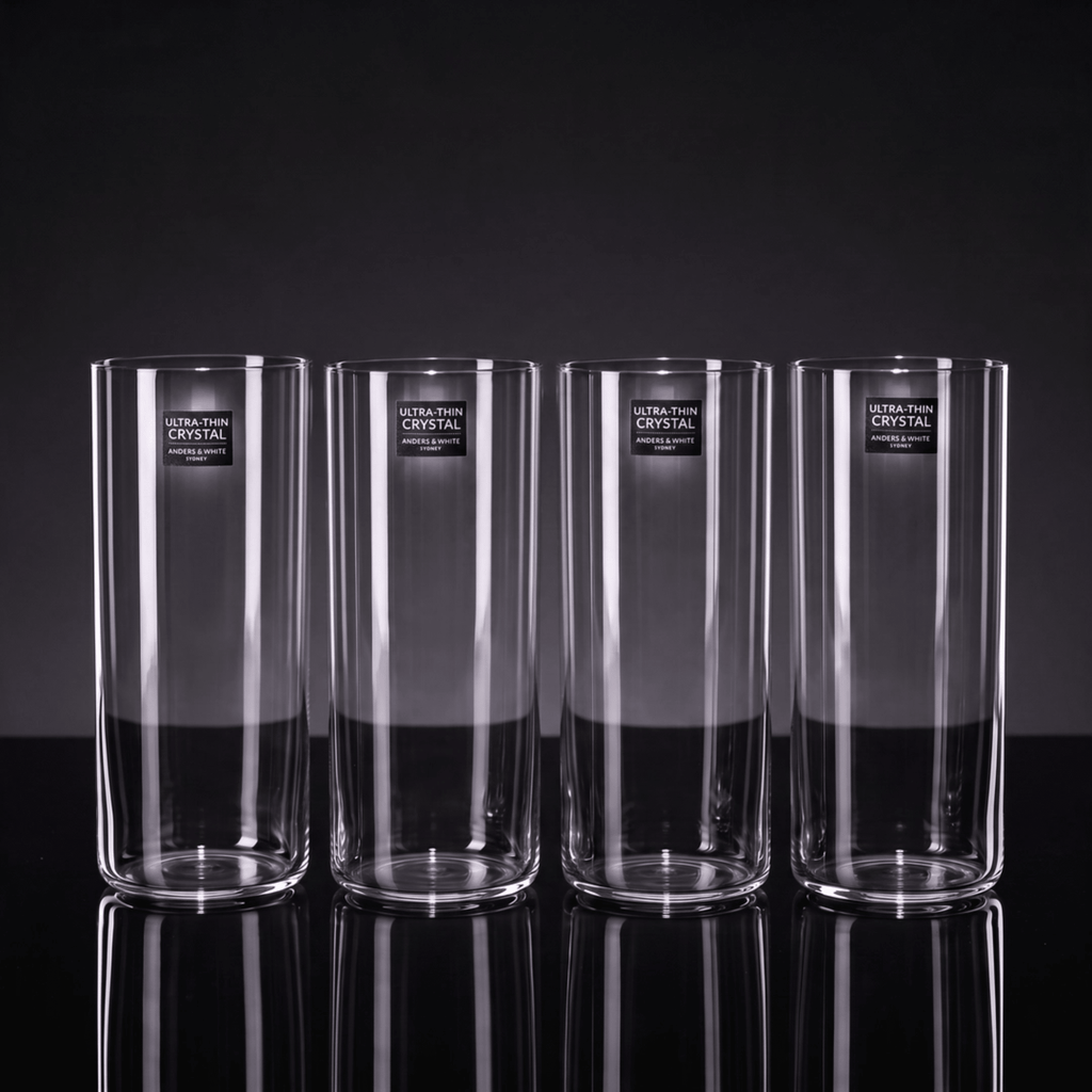 Ultra-Thin Crystal Tumblers (380ml). Set of 4. - Anders & White