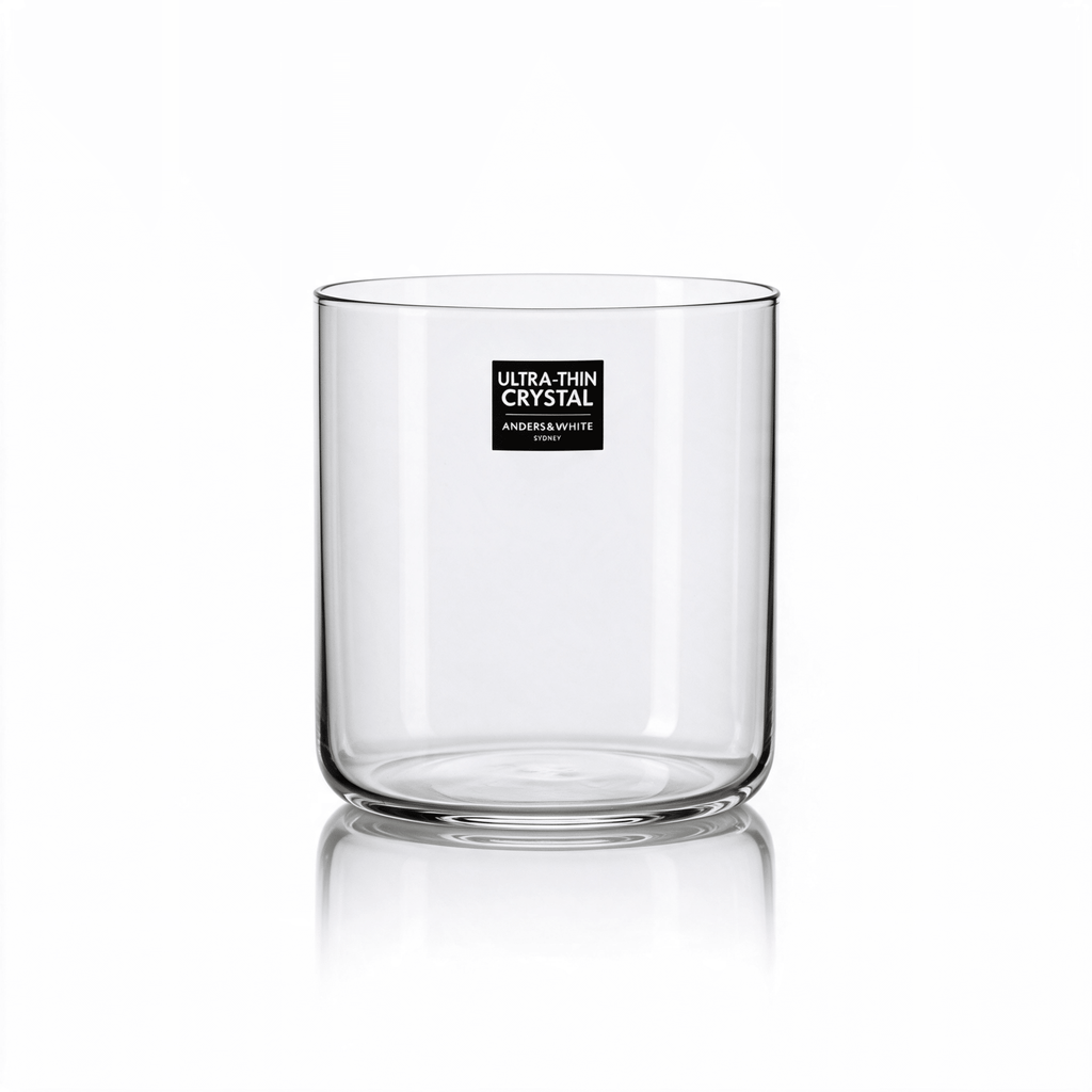 Ultra-Thin Crystal Tumblers (400ml). Set of 4. - Anders & White