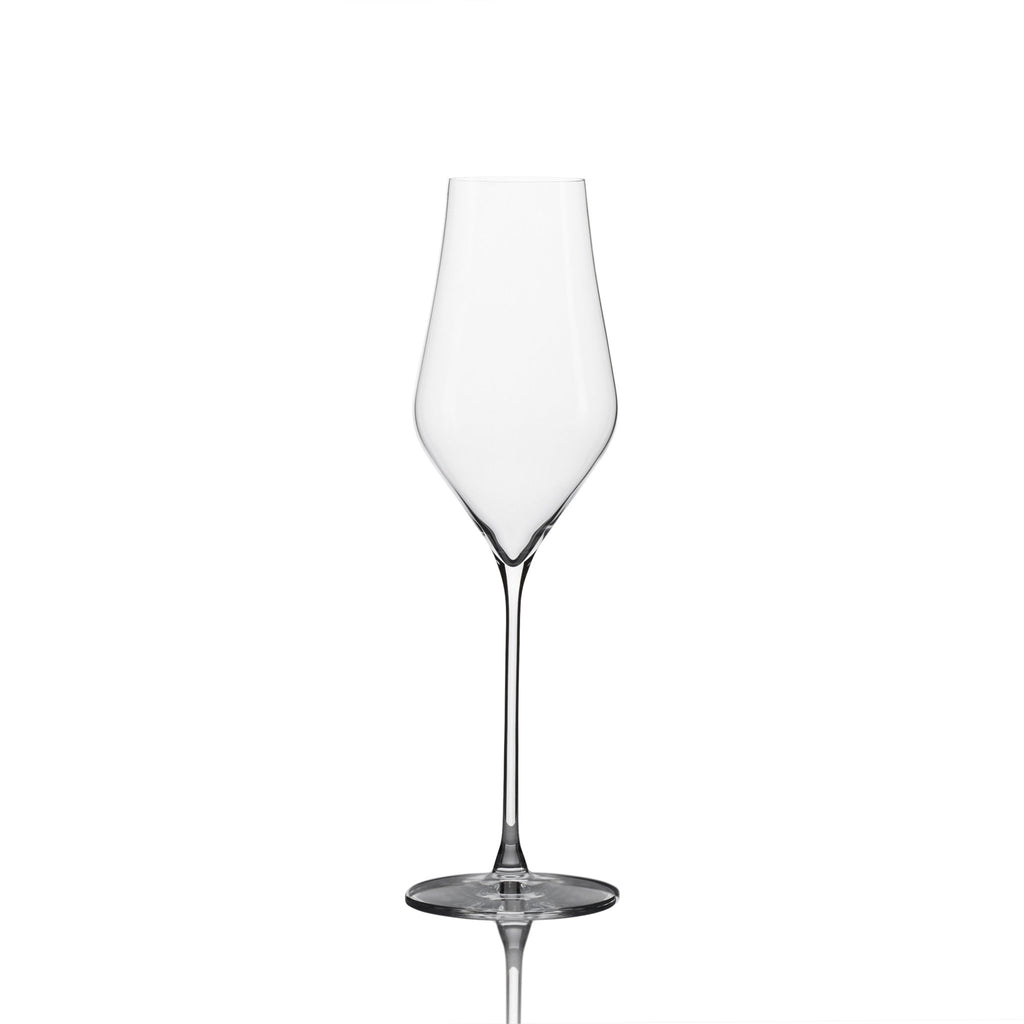 Crystal Champagne Flute Glasses. European Designed. Lead Free Stemware. 'Duke' (310ml) 4x Glasses - Anders & White