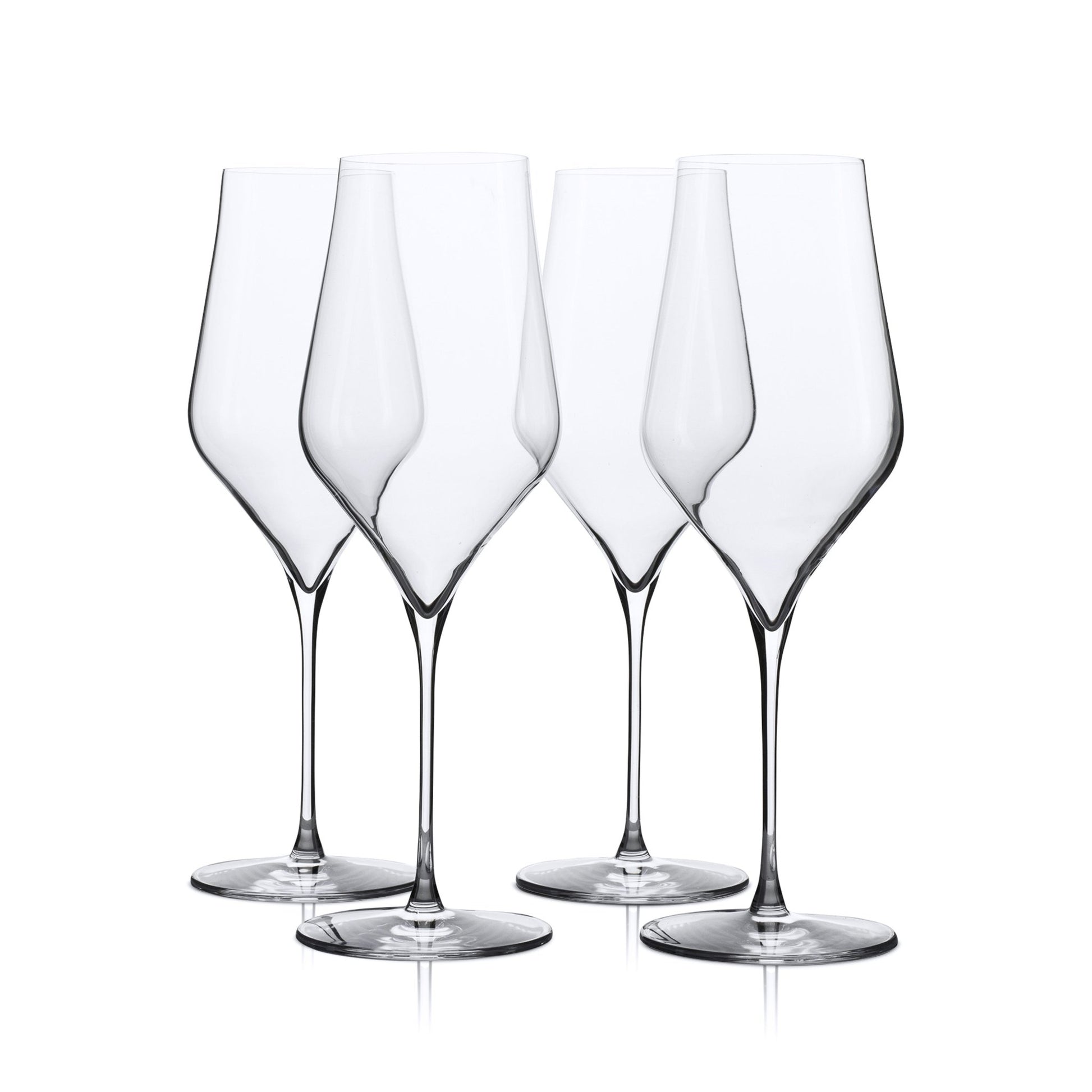 Crystal Wine Glasses. European Designed. Lead Free Stemware. 'Duke'. (520ml) 4x Glasses - Anders & White