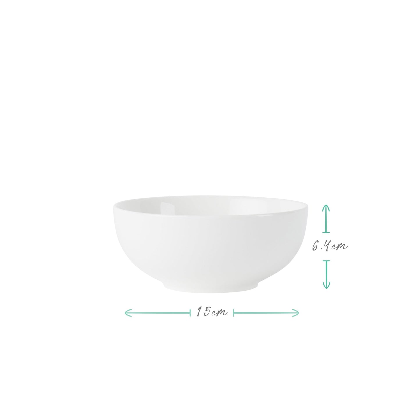 White Bone China Dinner Set 'Coupe' (12 Pieces) - Anders & White