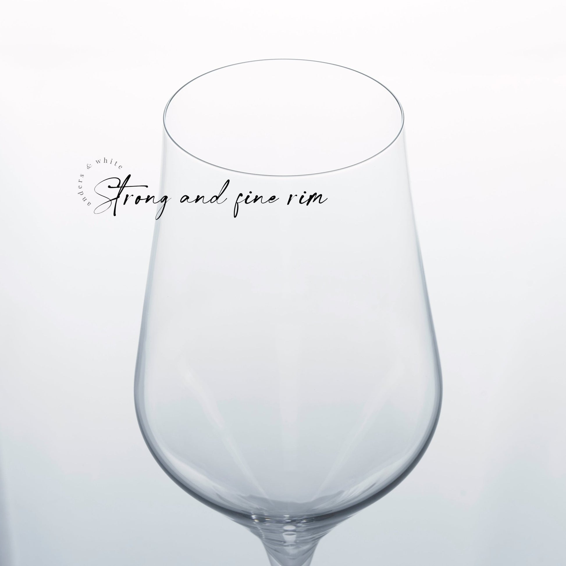 Wine Glasses. 'Duke'. (520ml) 4x Glasses - Anders & White